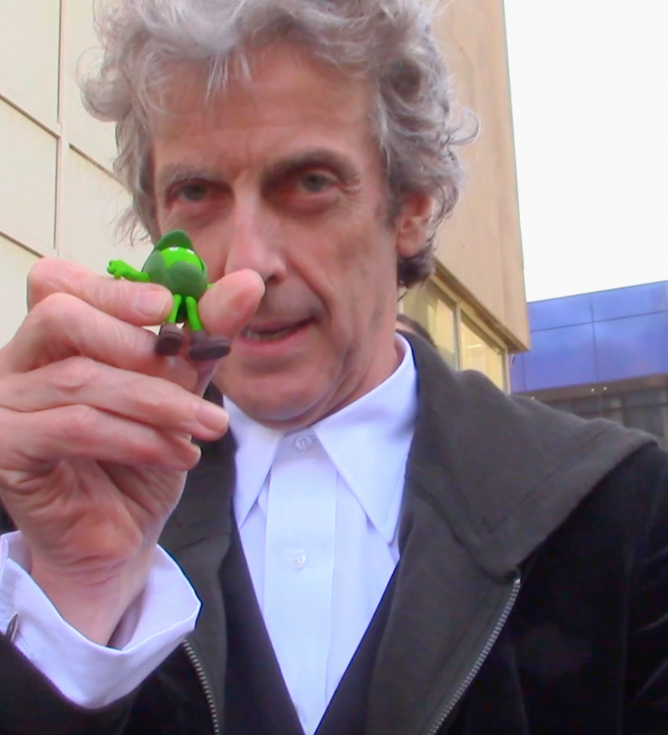 Doctor holding Sprout